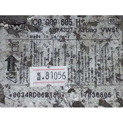 Volkswagen Golf Passat Lupo Polo Skoda Fabia Airbag Beyni 1C0909605H 5WK43127