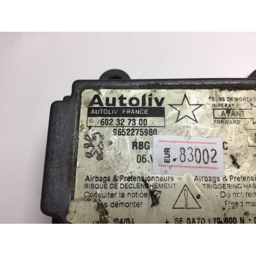 Peugeot 206 Airbag Beyni 602327300 9652275980