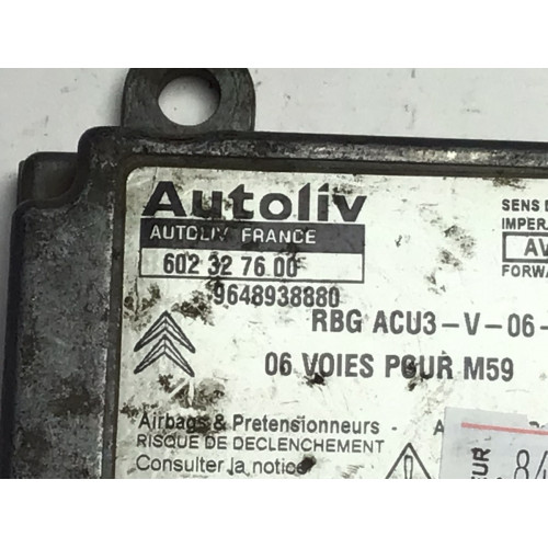 Citroen Berlingo Airbag Beyni 9648938880 602327600