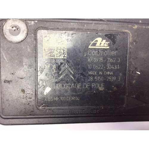 Citroen Partner C3 Abs Beyni 28.5150-2539.3 10.0915-1167.3 10.0622-3043.1 9802460680 10.0220-0121.4