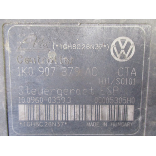 Volkswagen Golf 4 Bora Audi A3 Seat Leon Skoda Octavia ABS Beyni 1K0907379AC 10.0960-0359.3 1K0614517AE 10.0206-0240.4