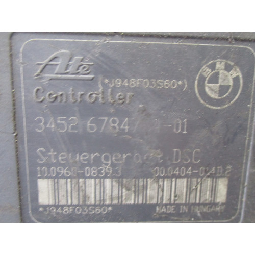 BMW 320 E91 ABS Beyni 34526784764-01 10.0960-0839.3 3451-6784763-01 10.0206-0351.4
