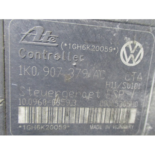 Volkswagen Golf 4 Bora Audi A3 Seat Leon Skoda Octavia ABS Beyni 1K0907379AC 10.0960-0359.3 1K0614517AE 10.0206-0240.4