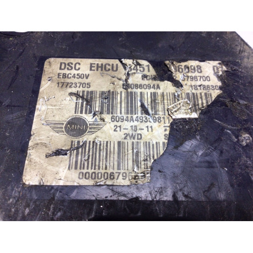 Mini Cooper ABS Beyni 3451679669801 17723705 54086094A 18186305-A