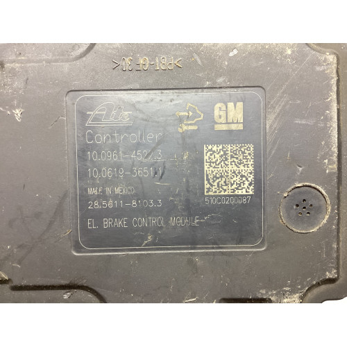 Opel Astra J Abs Beyni 10.0961-4522.3 10.0619-3651.1 28.5611-8103.3 13356789 10.0212-0663.4