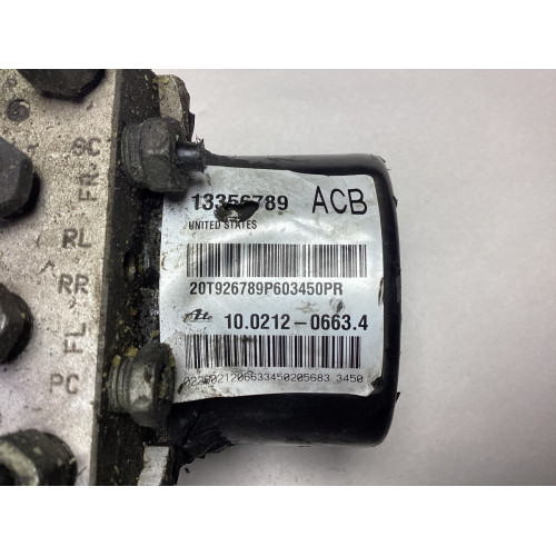 Opel Astra J Abs Beyni 10.0961-4522.3 10.0619-3651.1 28.5611-8103.3 13356789 10.0212-0663.4
