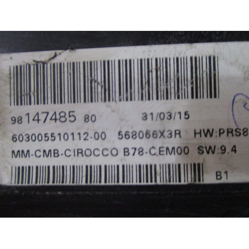  Citroen C4 Picasso Kilometre Saati Gösterge Paneli 9814748580 Arızalı