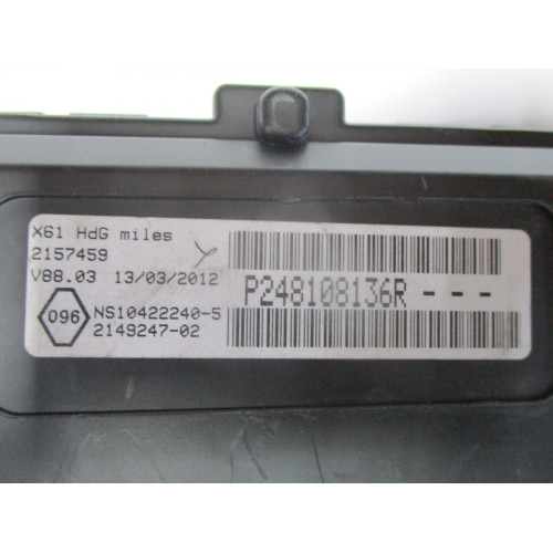Renault Kango 2 Dizel OTOMATİK Kilometre Saati Gösterge Paneli P248108136R