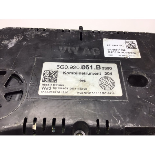 Z Volkswagen Golf 7 Kilometre Saati Gösterge Paneli 5G0920861B