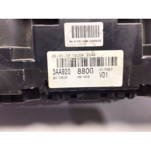 Z Volkswagen Passat B7 B8 Gösterge Paneli Kilometre Saati 3AA920880G
