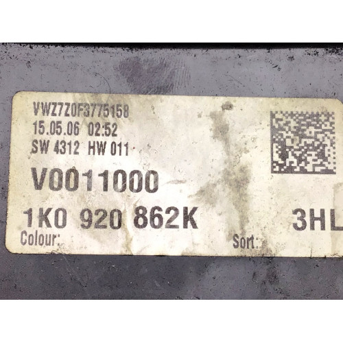 Volkswagen Golf 5 Benzinli Kilometre Saati Gösterge Paneli 1K0920862K