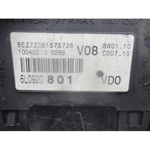 Seat İbiza V08 1.4 Kilometre Saati Gösterge Paneli 6L0920801 10040200288