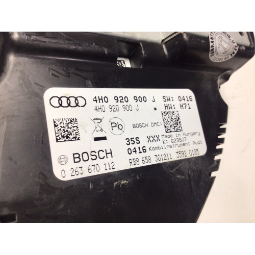 Z Audi A8 Kilometre Saati Gösterge Paneli 4H0920900J 0263670112