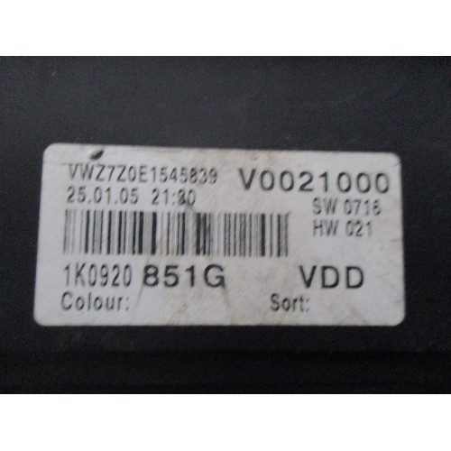 Volkswagen Golf 5 Kilometre Saati Gösterge Paneli 1K0920851G