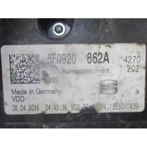 Seat Leon 5F Kilometre Saati Gösterge Paneli 5F0920862A