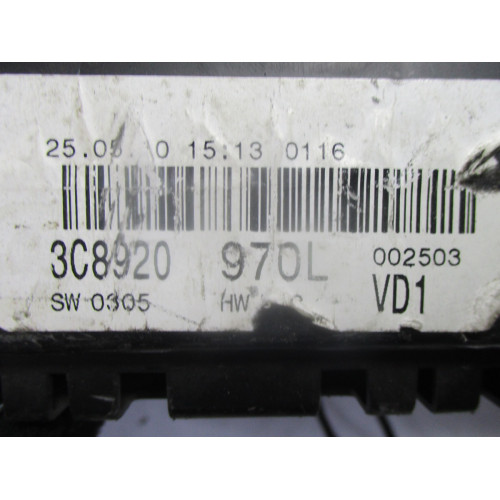 Volkswagen Passat CC Kilometre Saati Gösterge Paneli 3C8920970L