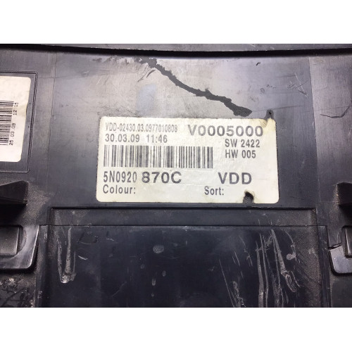 Z Volkswagen Tiguan Kilometre Saati Gösterge Paneli 5N0920870C