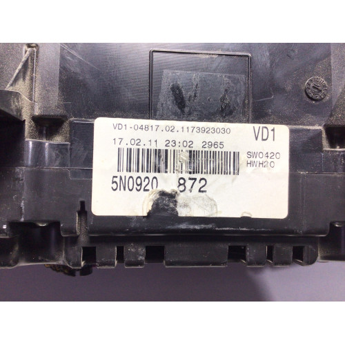 Z Volkswagen Tiguan Kilometre Saati Gösterge Paneli 5N0920872