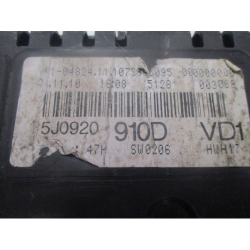 Skoda Fabia 2 Kilometre Saati Gösterge Paneli 5j0920900D