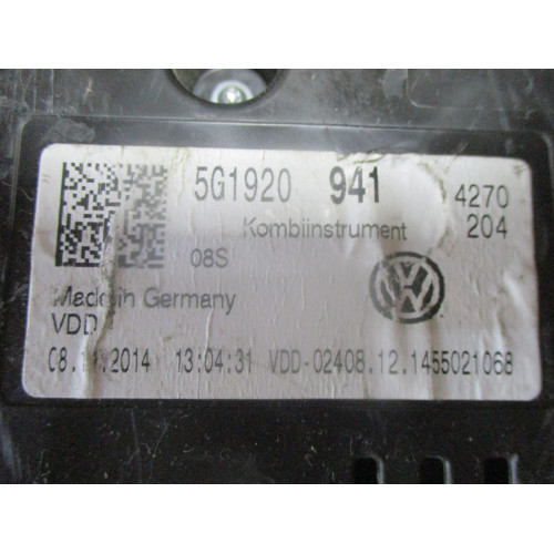 Volkswagen Golf VII Kilometre Saati Gösterge Paneli 5G1920941