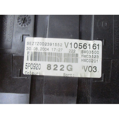 Seat Altea Toledo Dizel Kilometre Saati Gösterge Paneli 5P0920822G