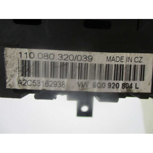 Volkswagen Polo Kilometre Saati Gösterge Paneli 6Q0920804L