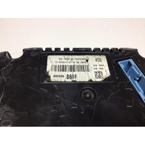 Z Volkswagen Polo Kilometre Saati Gösterge Paneli 6R0920860F