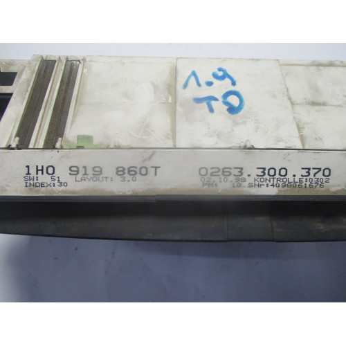  Volkswagen Golf MK3 Kilometre Saati Gösterge Paneli 1H0919860T