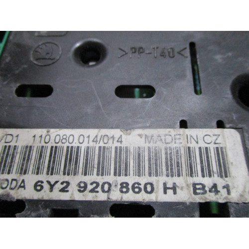 Skoda Fabia Dizel Kilometre Saati Gösterge Paneli 6Y2920860H