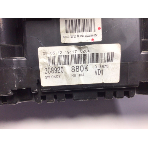 Volkswagen Passat CC Kilometre Saati Gösterge Paneli 3C8920880K