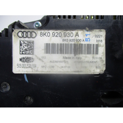 Audi A4 Kilometre Saati Gösterge Paneli 8K0920930A