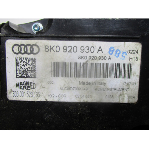 Audi A4 Kilometre Saati Gösterge Paneli 8K0920930A