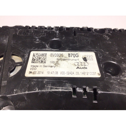 Audi A3 Kilometre Saati Gösterge Paneli 8V0920870G