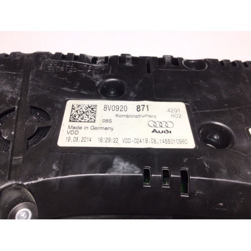 Audi A3 RS3 Kilometre Saati Gösterge Paneli 8V0920871