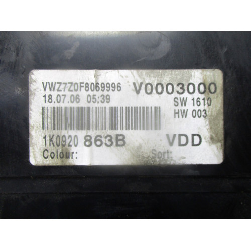 Volkswagen Golf Jetta Kilometre Saati Gösterge Paneli 1K0920863B