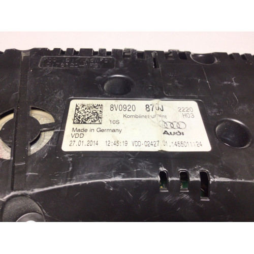 Audi A3 TSI Kilometre Saati Gösterge Paneli 8V0920870J