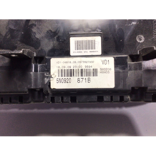 Volkswagen Tiguan Kilometre Saati Gösterge Paneli 5N0920871B