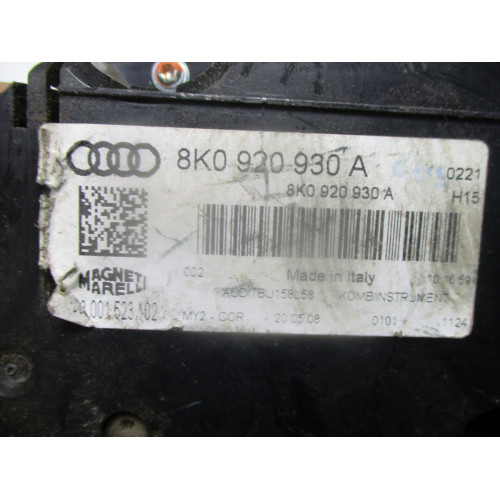 Audi A4 Kilometre Saati Gösterge Paneli 8K0920930A
