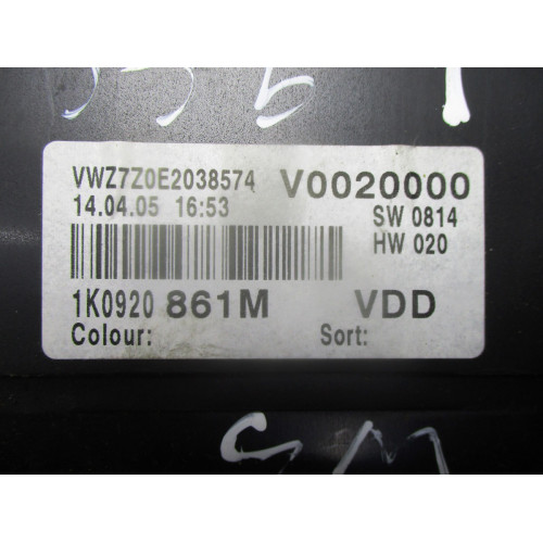 Volkswagen Golf 5 Kilometre Saati Gösterge Paneli 1K0920861M