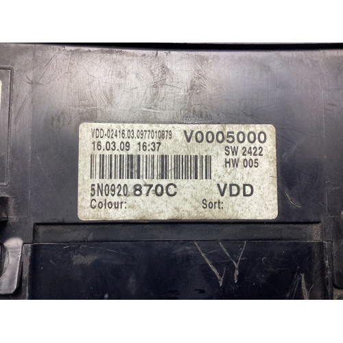 Z Volkswagen Tiguan Kilometre Saati Gösterge Paneli 5N0920870C