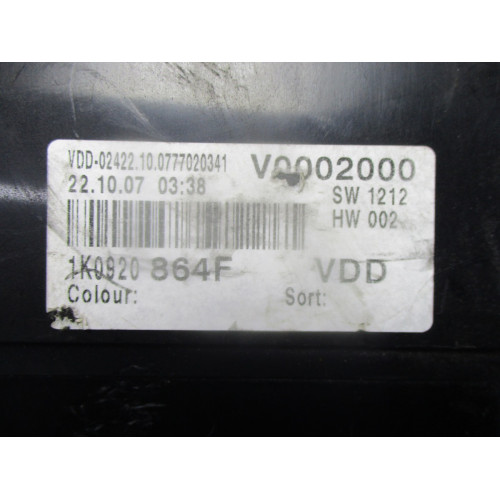 Volkswagen Golf 5 Kilometre Saati Gösterge Paneli 1K0920864F