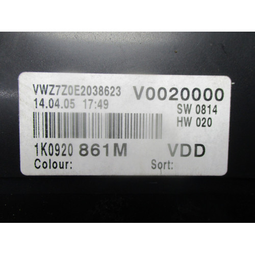 Volkswagen Golf 5 Kilometre Saati Gösterge Paneli 1K0920861M
