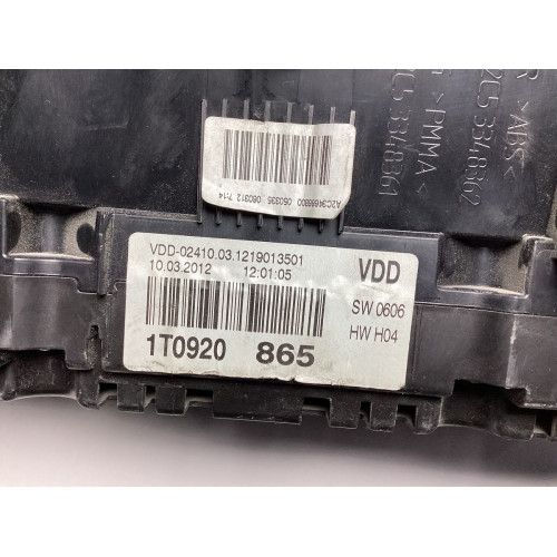 Volkswagen Touran Kilometre Saati Gösterge Paneli 1T0920865