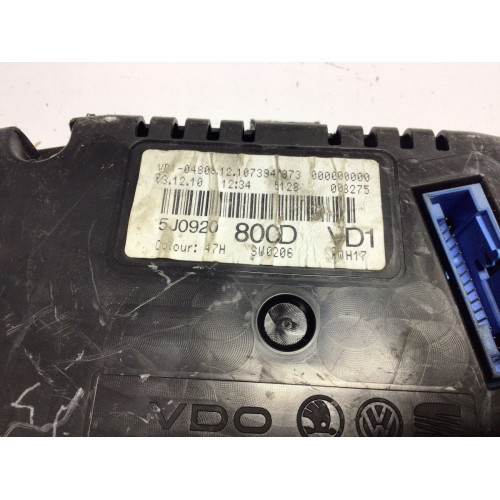 Skoda Fabia Kilometre Saati Gösterge Paneli 5J0920800D
