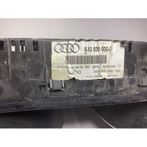Audi TT Kilometre Saati Gösterge Paneli 8J0920930F
