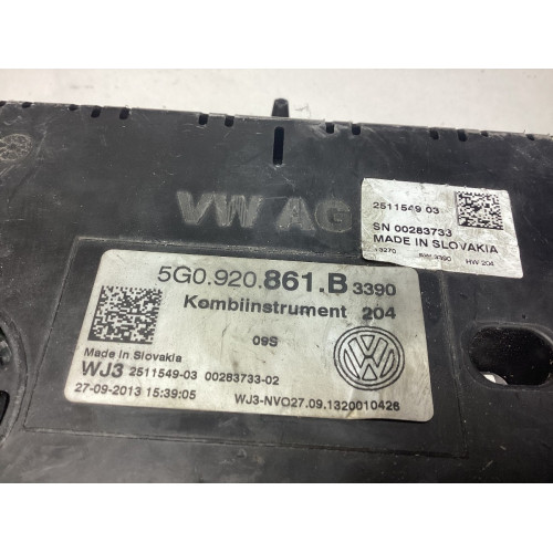Z Volkswagen Golf 7 Kilometre Saati Gösterge Paneli 5G0920861B