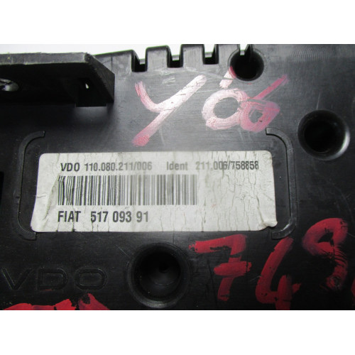 Fiat Lancia Ypsilon Benzinli Kilometre Saati Gösterge Paneli 51709391
