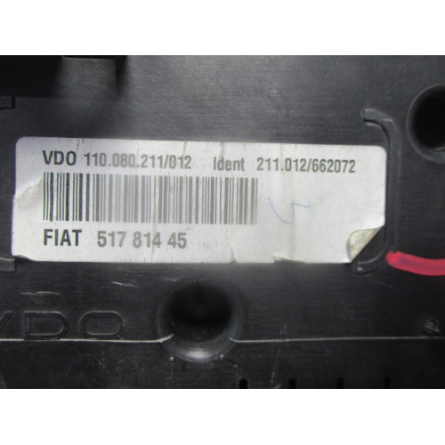 Fiat Lancia Ypsilon Benzinli Kilometre Saati Gösterge Paneli 51781445