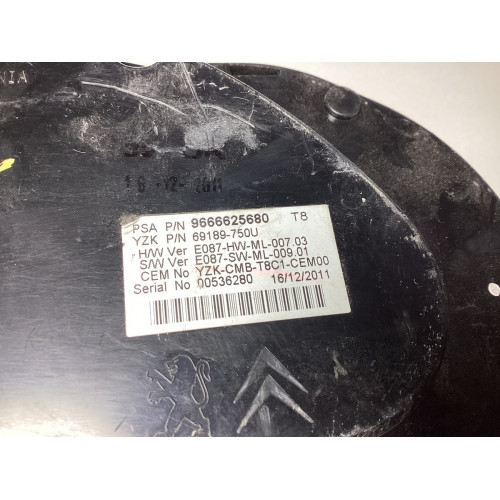 Peugeot 3008 5008 1.6 HDI Kilometre Saati Gösterge Paneli 9666625680 69189-750U