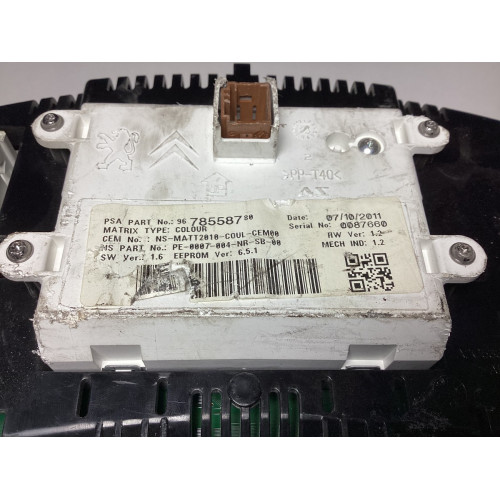 Peugeot 308 Kilometre Saati Gösterge Paneli 9665107580 503001555109 TY95EF75I